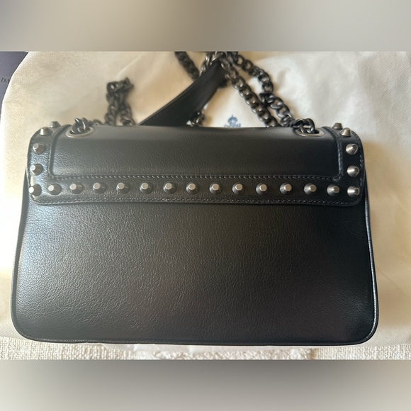 Prada black on black studded two way bag - Picture 8 of 8